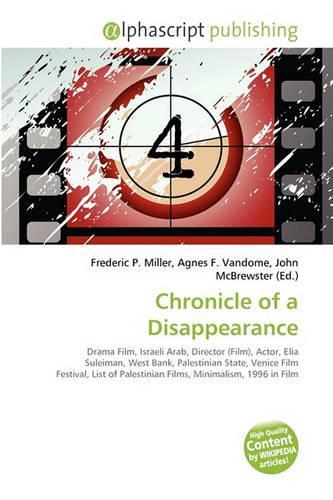 Chronicle of a Disappearance