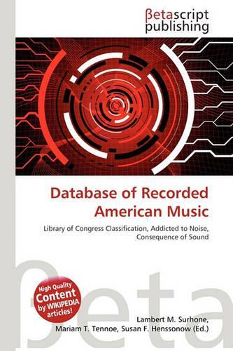 Database of Recorded American Music