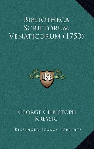 Bibliotheca Scriptorum Venaticorum (1750)