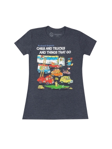 Richard Scarry: Cars and Trucks and Things That Go Women's Crew T-Shirt Small