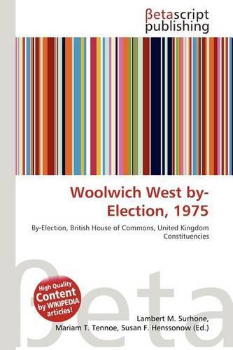Woolwich West By-Election, 1975
