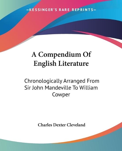 A Compendium Of English Literature