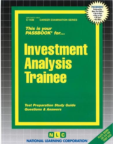 Investment Analysis Trainee: Passbooks Study Guide