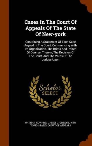 Cases in the Court of Appeals of the State of New-York
