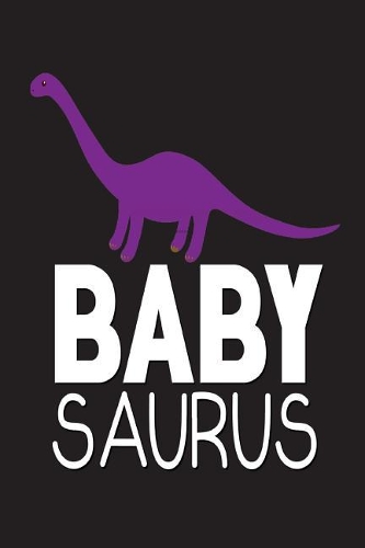 Baby Saurus: Violet Dinosaur Sketchbook and Notebook for Writing, Drawing, Doodling and Sketching 6"x 9"