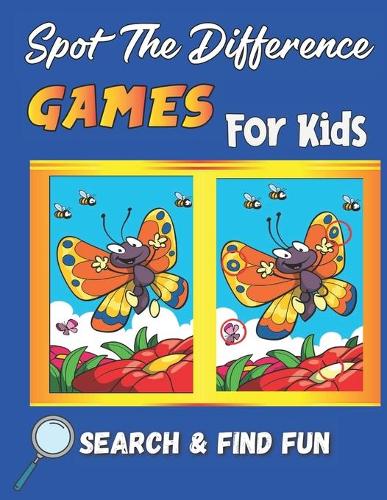 Spot The Difference Games For Kids: Spot the difference for kids ages 4-6: Picture Puzzles for Kids - Search - find the differences - What's Different