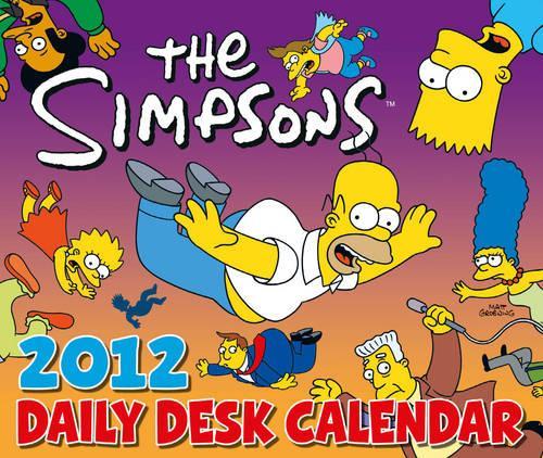 Official The Simpsons Block Calendar 2012