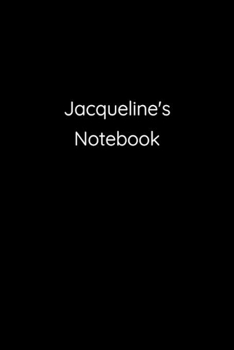 Jacqueline's Notebook: Notebook / Journal / Diary - 6 x 9 inches (15,24 x 22,86 cm), 150 pages.