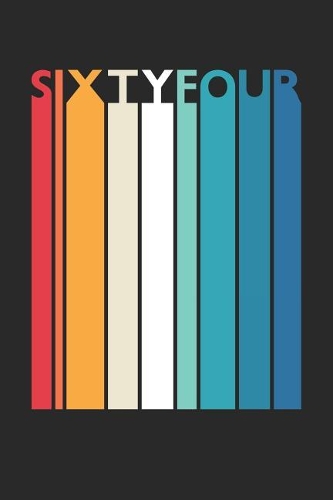 Gaming Notebook for 64 Year Old Women and Men - Vintage Gaming Journal - 64th Birthday Gift for Gamer Diary