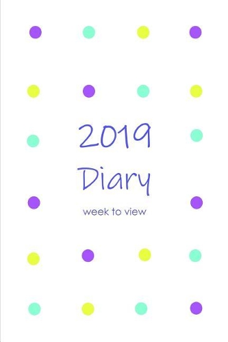 2019 Diary Week to View: Polka Dot Design