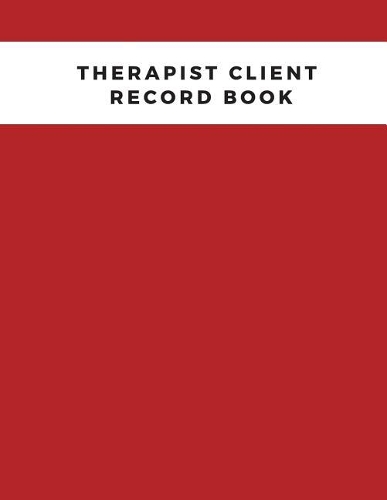 Therapist Client Record Book