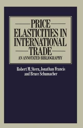 Price Elasticities in International Trade