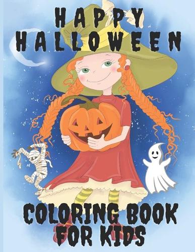 Happy Halloween Coloring Book For Kids