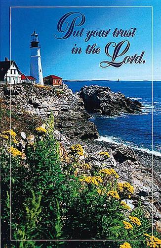 Trust in the Lord Summer Lighthouse Bulletin, Regular Size (Package of 50)