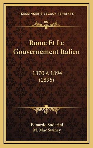 Rome Et Le Gouvernement Italien