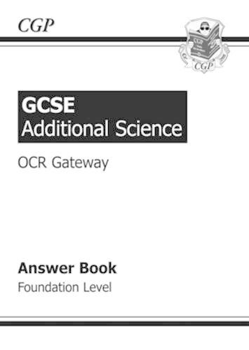 GCSE Additional Science OCR Gateway Answers (for Workbook) - Foundation