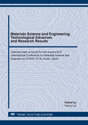 Materials Science and Engineering: Technological Advances and Research Results: (Volume 1005 Materials Science Forum)