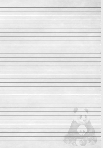 Panda Journal: Blank Lined Panda Notebook To Write In V1(29 Spirit Animal Diary Designs)