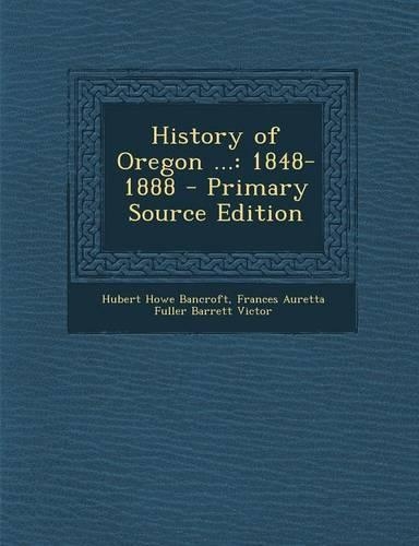 History of Oregon ...