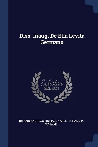 Diss. Inaug. De Elia Levita Germano