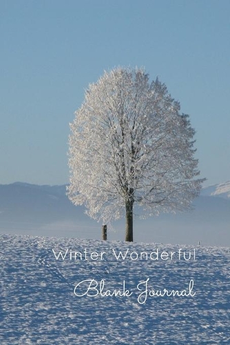 Winter Wonderful Blank Journal