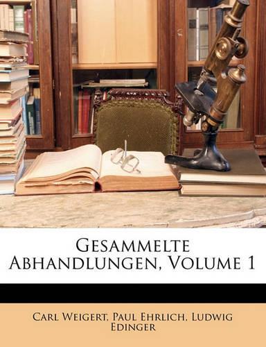 Gesammelte Abhandlungen, Volume 1