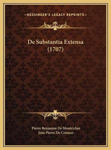 De Substantia Extensa (1707)