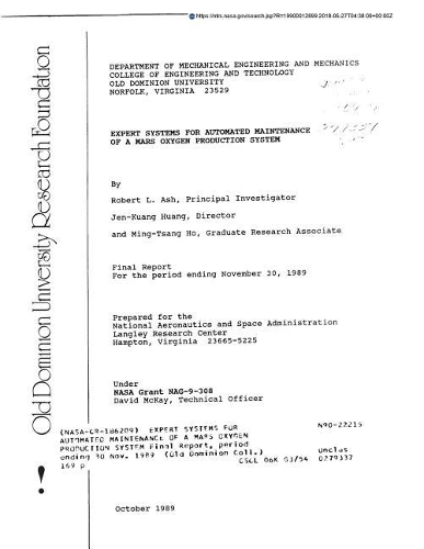 Expert Systems for Automated Maintenance of a Mars Oxygen Production System