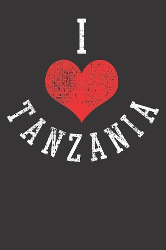 Notebook: Dot Grid Dotted 6x9 120 Pages Tanzania Tanzanian Africa Country Souvenir