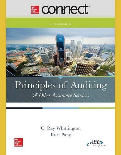 Connect 2 Semester Access Card for Principles of Auditing & Other Assurance Services