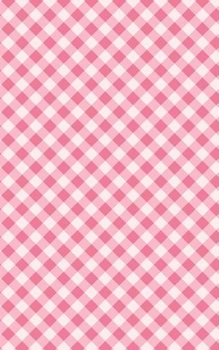 Pale Crimson Checker - Lined Notebook with Margins - 5x8