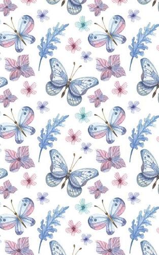 Internet Password Organizer: Never Forget A Password Again! 5" x 8" Blue Butterfly Effect Design, Small Password Organizer With Tabbed Pages, Pocket-Size Over 220 Record User An(5 Internet Password Organizer)