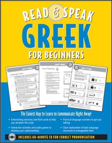 Read & Speak Greek for Beginners (Book w/Audio CD)