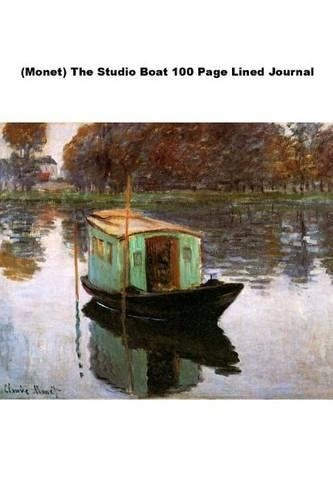 (Monet) the Studio Boat 100 Page Lined Journal