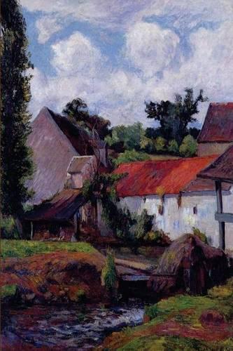 "Farm in Osny" by Paul Gauguin - 1883: Journal (Blank / Lined)(Art of Life Journals)