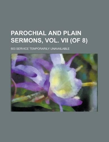 Parochial and Plain Sermons, Vol. VII (of 8)