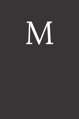Buchstabe M Notizbuch