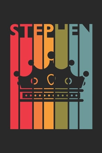 Stephen: Vintage Custom Personalized Lined Name Notebook, Diary, Journal - Retro Birthday, Christmas Gifts for Son, Nephew, Brother, Dad, Father: Medium Coll