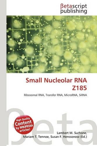 Small Nucleolar RNA Z185