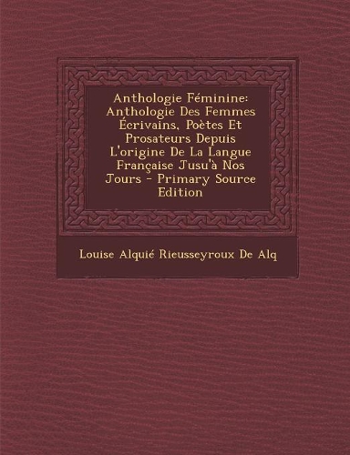 Anthologie Feminine