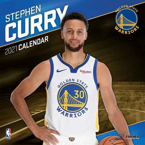 Golden State Warriors Stephen Curry 2021 12x12 Player Wall Calendar