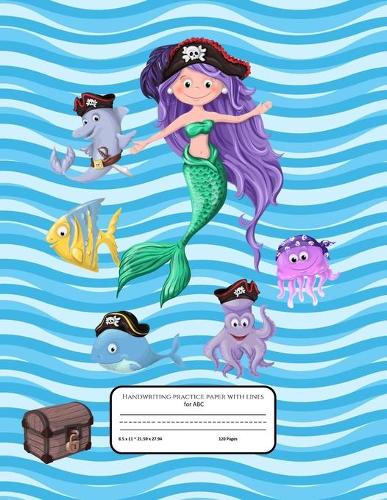 Handwriting Practice Paper With Lines: Kindergarten Plus Writing Paper with Dotted Lines - Primary Composition Notebook - 120 Midline Sheets - Practice Paper For All Ages - Fabulous Merma