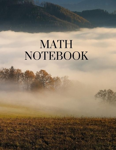 Math Notebook: 120 pages, math notebook, quad ruled workbook, 8.5 x 11 inch large soft cover journal, 4 squares per inch suited for kids and students