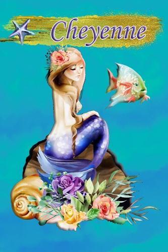 Heavenly Mermaid Cheyenne: Wide Ruled Composition Book Diary Lined Journal
