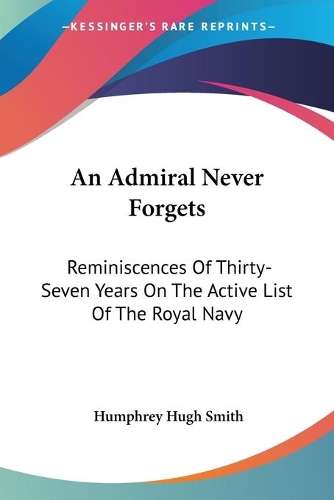 An Admiral Never Forgets