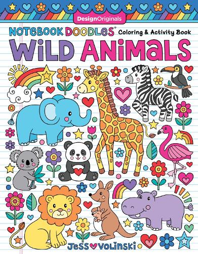 Notebook Doodles Wild Animals: Coloring & Activity Book(Notebook Doodles)