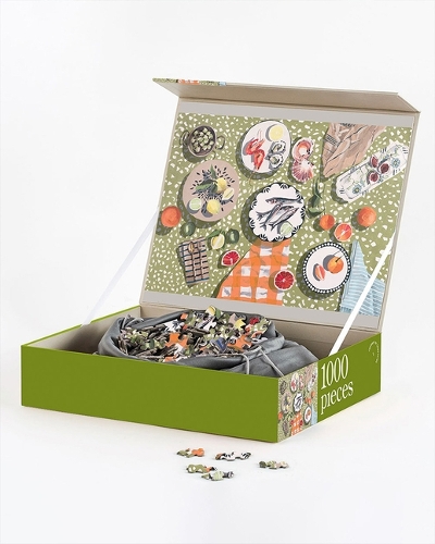 Table by the Sea - 1000-Piece Jigsaw Puzzle - Artist Designed Jigsaw Puzzle for Adults