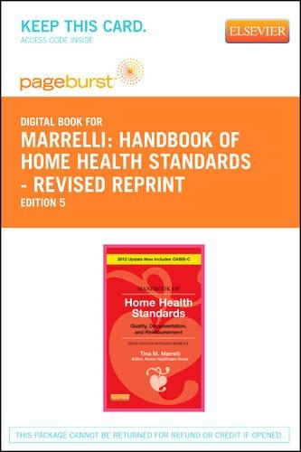 Handbook of Home Health Standards - Revised Reprint - Elsevier eBook on Vitalsource (Retail Access Card)