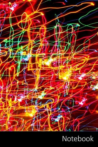 Notebook: Lights, Night, Neon, Light Trails themed Notebook / Journal / Diary / Composition book / Daily Planner / Sketchbook - 6 x 9 inches (15,24 x 22,86 cm