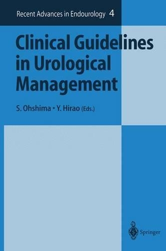Clinical Guidelines in Urological Management